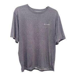Columbia Gray Short Sleeve Performance Athletic Tee women’s large